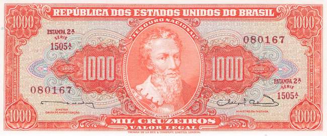 1000 Cruzeiros 1963